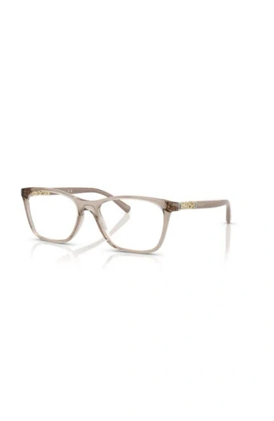 Vogue Eyewear 53mm Rectangle Optical Glasses In Gray