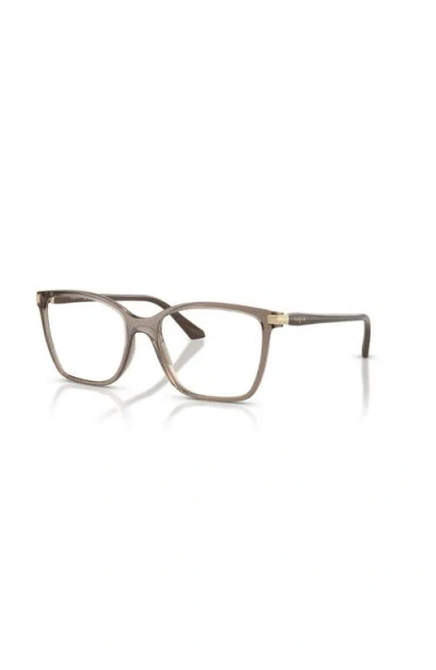 Vogue Eyewear 53mm Square Optical Glasses In White