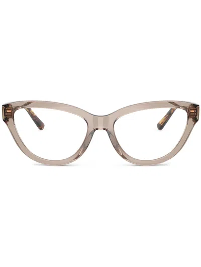 Vogue Eyewear 猫眼框眼镜 In Brown