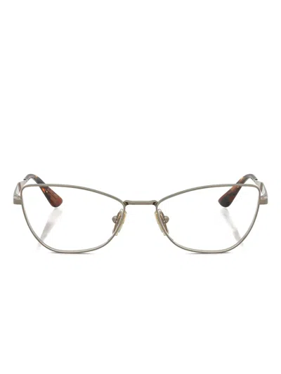 Vogue Eyewear Cat-eye Frame Glasses In Silver