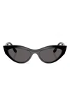 Vogue Eyewear Cat-eye Frame Sunglasses In Black