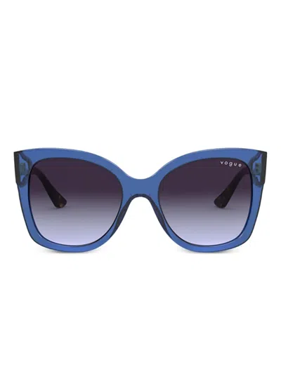 Vogue Eyewear Cat-eye Frame Sunglasses In Blue