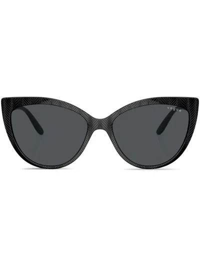 Vogue Eyewear Cat-eye Frame Sunglasses In W44/87 Black