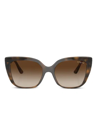 Vogue Eyewear Cat-eye Sunglasses In Brown
