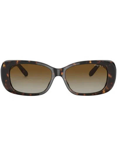 Vogue Eyewear Cat-eye Tortoiseshell Sunglasses In Braun