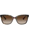 Vogue Eyewear Cat-eye Tortoiseshell Sunglasses In Braun