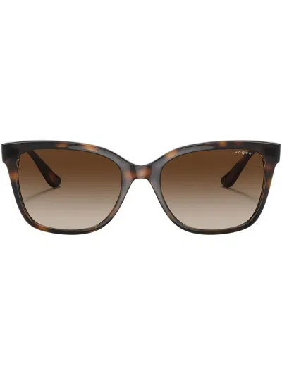 Vogue Eyewear Cat-eye Tortoiseshell Sunglasses In Braun