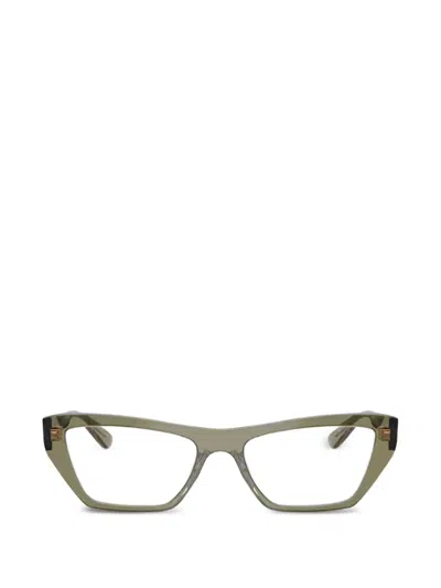 Vogue Eyewear Cat-eye Frame Glasses In Green