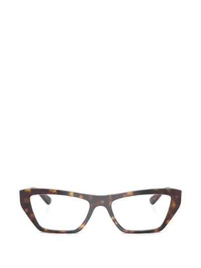 Vogue Eyewear Cat-eye Glasses In Brown