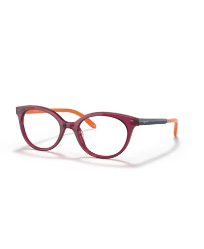 Vogue Eyewear Child Eyeglasses, Vy2013 In Transparent Red