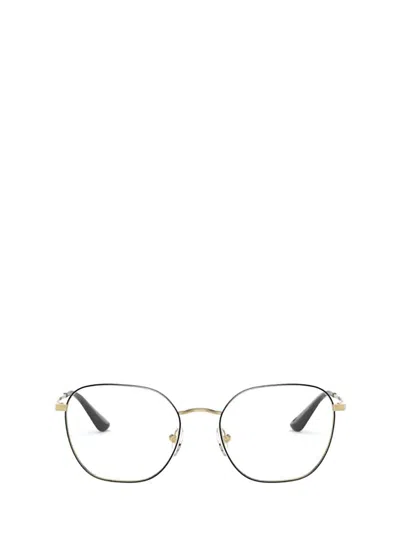 Vogue Eyewear Eyeglasses In Top Black / Gold