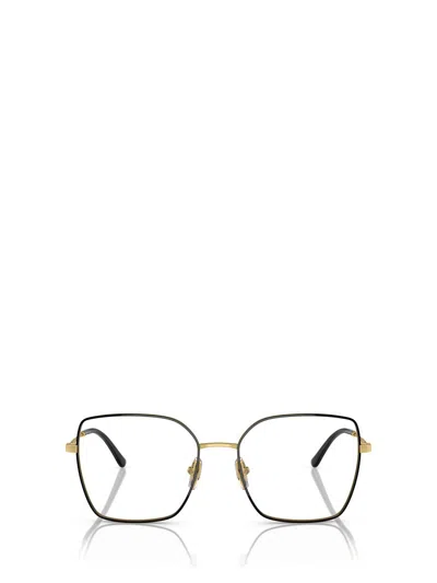 Vogue Eyewear Eyeglasses In Top Black / Gold