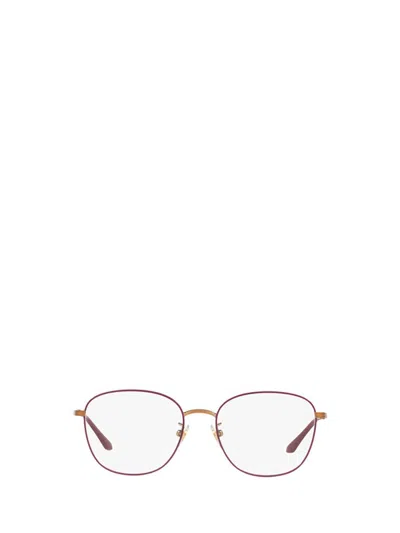 Vogue Eyewear Eyeglasses In Top Bordeaux / Matte Rose Gold