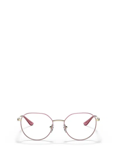 Vogue Eyewear Eyeglasses In Top Purple / Pale Gold