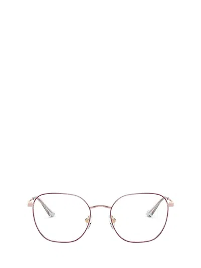 Vogue Eyewear Eyeglasses In Top Purple / Rose Gold
