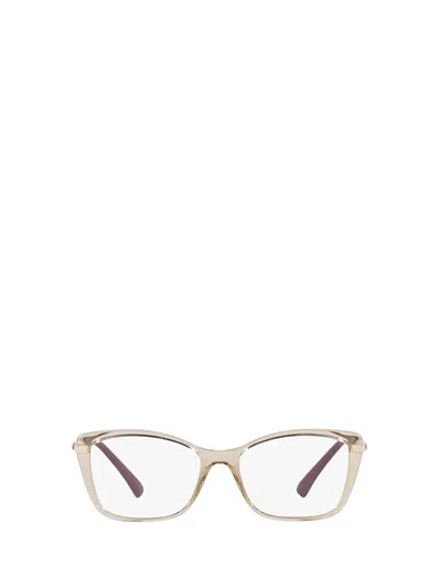 Vogue Eyewear Eyeglasses In Transparent Light Brown