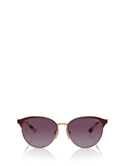 Vogue Eyewear Woman Sunglasses Vo4303s In Top Bordeaux / Rose Gold