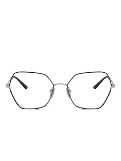 Vogue Eyewear 几何形镜框眼镜 In Black