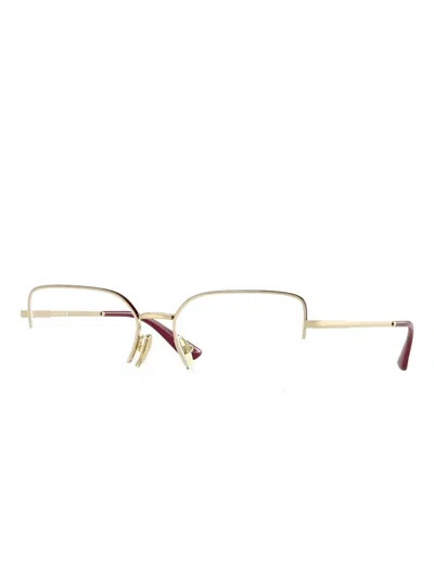 Vogue Eyewear Geometric-frame Glasses In Gold