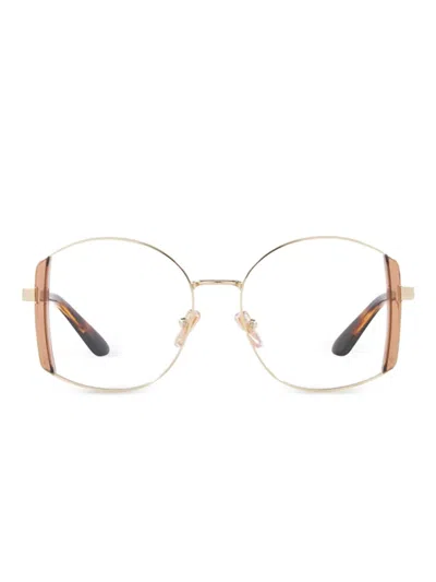 Vogue Eyewear 几何形镜框眼镜 In Gold