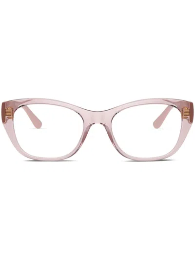 Vogue Eyewear 几何形框眼镜 In Pink