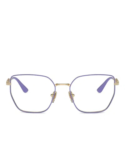 Vogue Eyewear 几何形镜框眼镜 In Purple