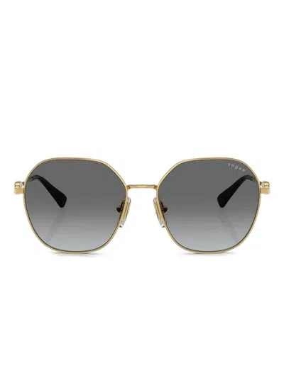 Vogue Eyewear Geometric-frame Sunglasses In Gold