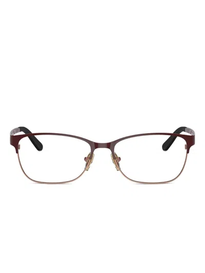 Vogue Eyewear 几何图案眼镜 In Red