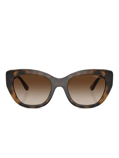 Vogue Eyewear Geometric Sunglasses In Brown
