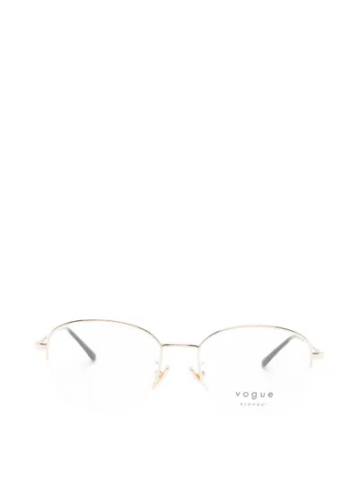 Vogue Eyewear Geometric-frame Glasses In Gold