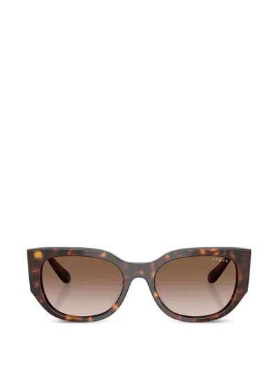 Vogue Eyewear Geometric-frame Sunglasses In Brown