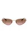 Vogue Eyewear Gradient Cat-eye Sunglasses In Pink