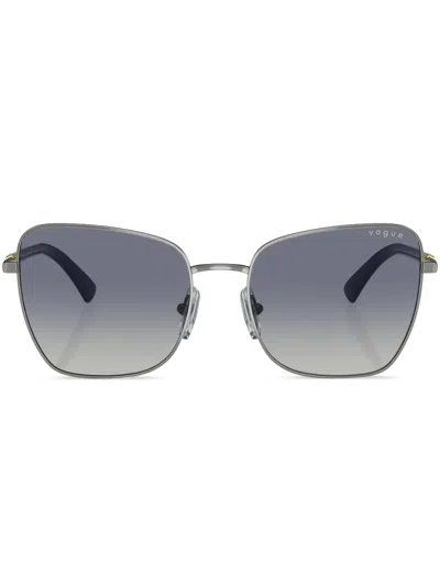 Vogue Eyewear Gradient-lenses Cat-eye Sunglasses In Blau