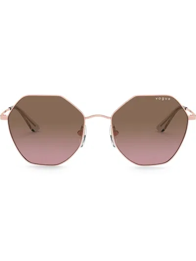 VOGUE EYEWEAR HEXAGON FRAME SUNGLASSES