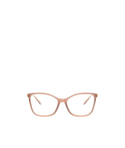 Vogue Eyewear Inverted Trapezoidal Full-frame Glasses In Pink