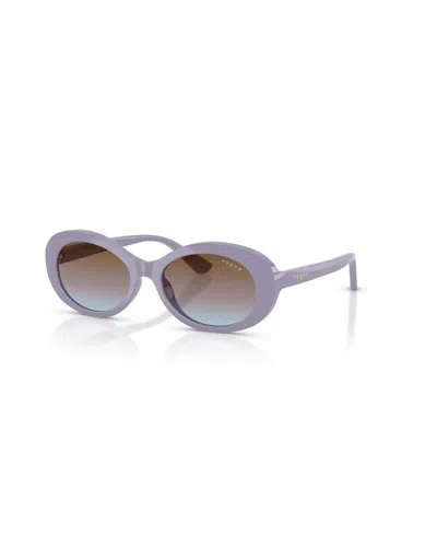 Vogue Eyewear Jr Oval Sunglasses, Vj2032 In Purple
