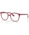 Vogue Eyewear Kids Irregular Eyeglasses, Vy201745-o In Transparent Pink,top Fuchsia