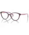 Vogue Eyewear Kids Pillow Eyeglasses, Vy2019 48 In Transparent Violet