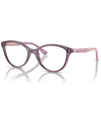Vogue Eyewear Kids Pillow Eyeglasses, Vy2019 48 In Transparent Violet