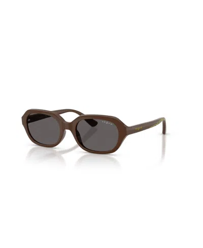 Vogue Eyewear Kids Vj2035 Irregular Sunglasses For Oval Faces In Brown