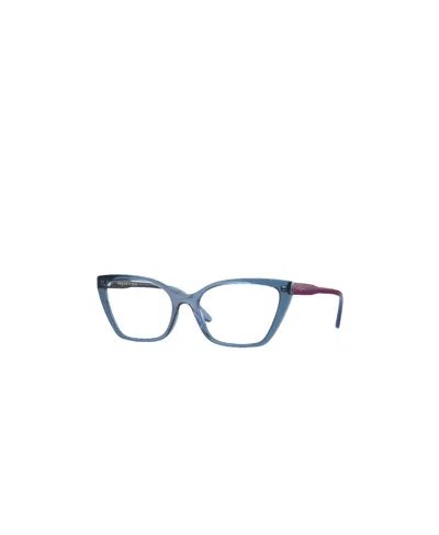 Vogue Eyewear Logo Flat Mirror In Blue