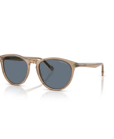 Vogue Eyewear Men's Polarized Sunglasses Vo5599s In Transparent Brown