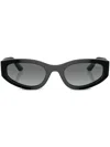 Vogue Eyewear Oval-frame Sunglasses In Black
