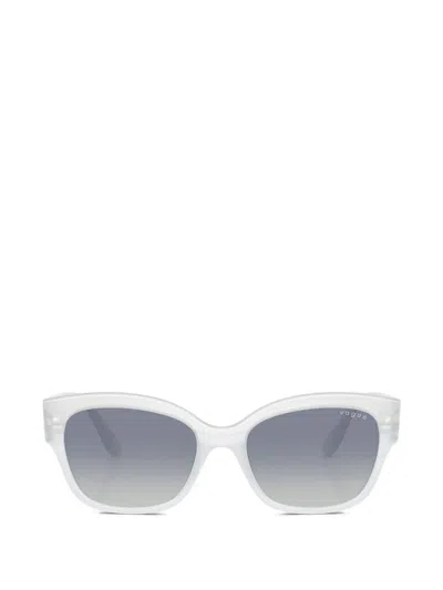 Vogue Eyewear Oval-frame Sunglasses In White