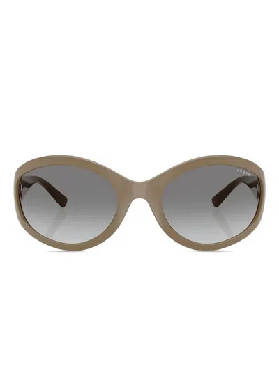 Vogue Eyewear Oversized-frame Sunglasses In Neutral