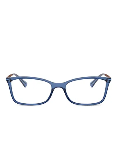 Vogue Eyewear 长方形框眼镜 In Blue