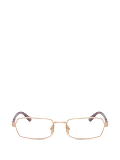 Vogue Eyewear 직사각 메탈 프레임 안경