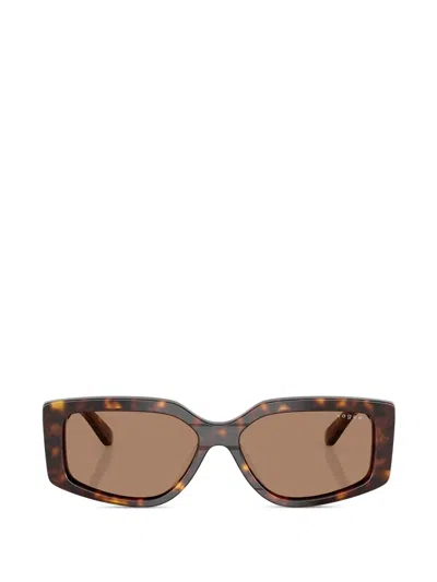 Vogue Eyewear Rectangle-frame Sunglasses In Brown