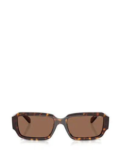 Vogue Eyewear Rectangle-frame Sunglasses In Brown
