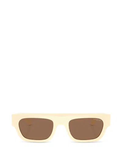 Vogue Eyewear Rectangle-frame Sunglasses In Neutral